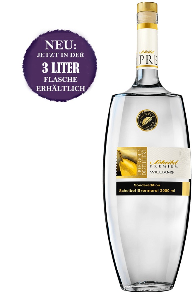 Scheibel Premium Williams Christ Birnen-Brand - 3 Liter