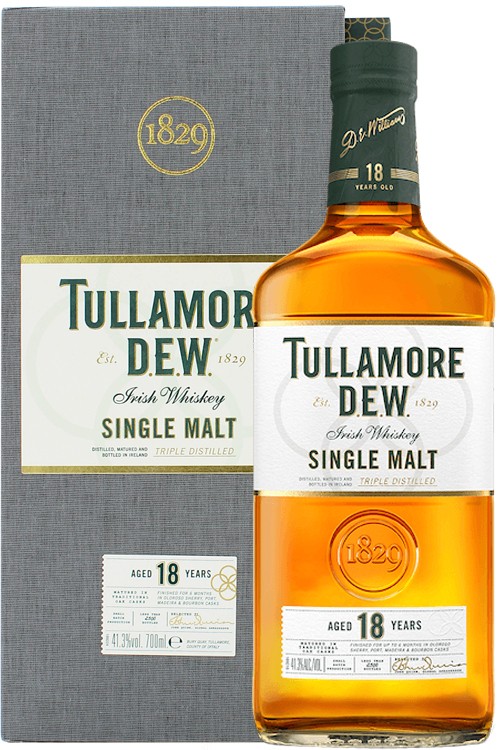 Tullamore D.E.W. 18 Jahre Single Malt Whiskey