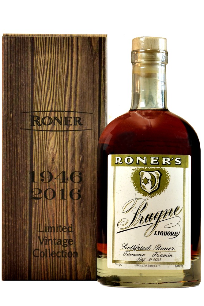 Roner Vintage Prugna Zwetschgen Likör - Limited Edition