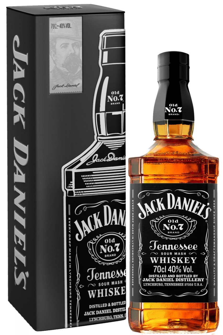 Jack Daniels No. 7 in edler Metallbox