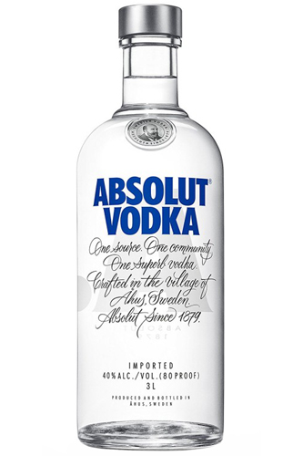 Absolut Blue 3 Liter Wodka - Vodka Haus