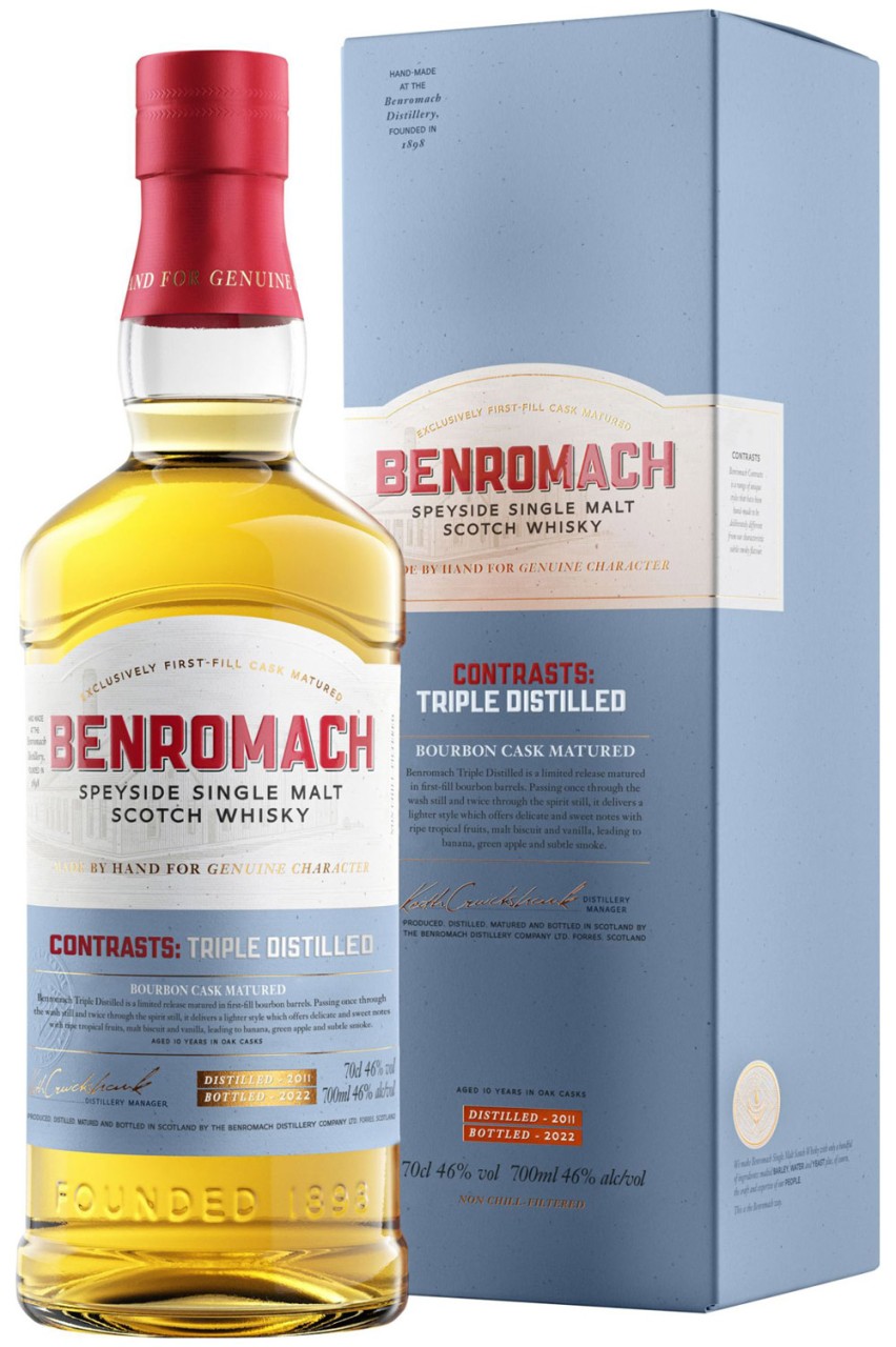 Benromach Contrasts Triple Distilled 2011