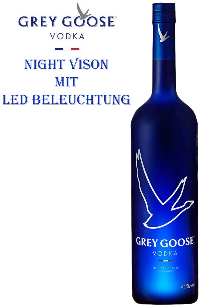 Grey Goose Nightvison Vodka - 1,75 Liter LED