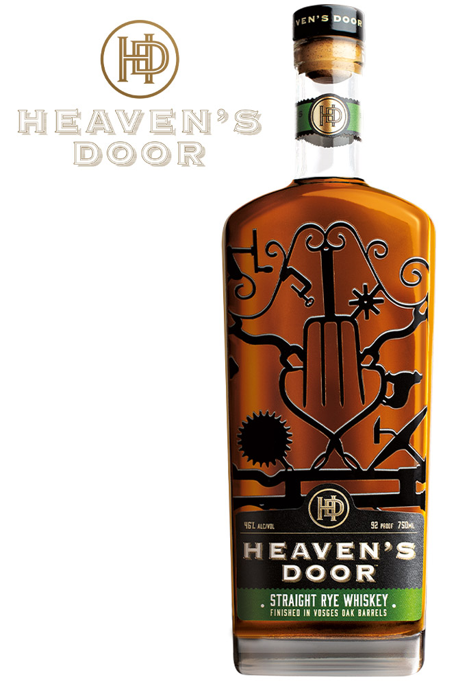 Haus Vodka Straight Whiskey Door - Rye Heaven\'s