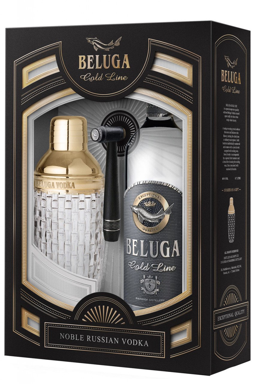 Beluga Gold Line Vodka Shaker Set