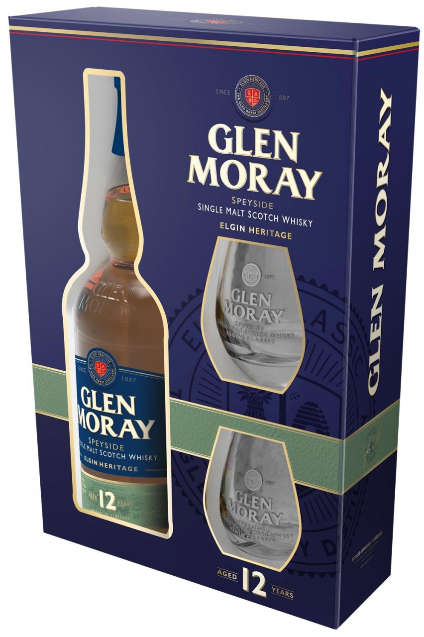 Glen Moray 12 Jahre Geschenkset