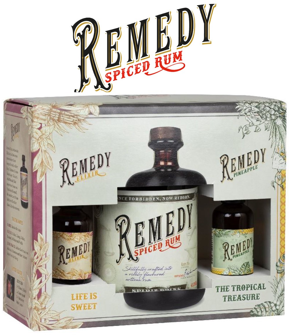 Remedy Spiced mit Elixir & Pineapple Minatur - Vodka Haus