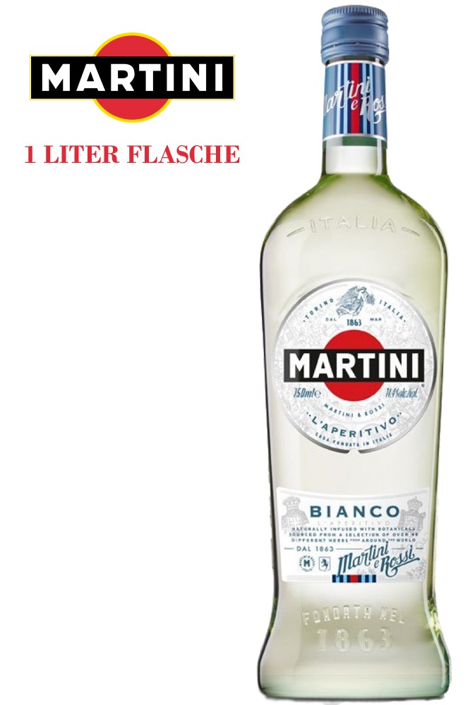 Martini Bianco 1 Liter Wermut