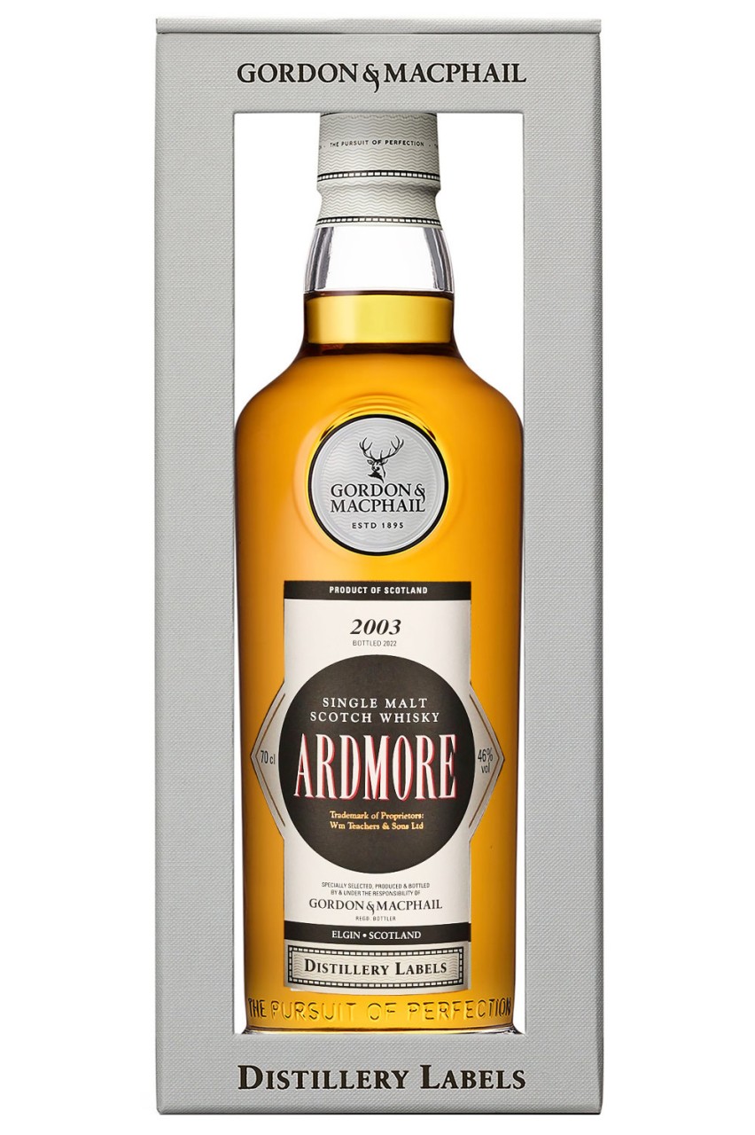 Ardmore 2000 Distillery Label