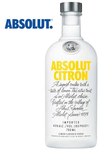 Absolut Citron Vodka - 0,7 Liter