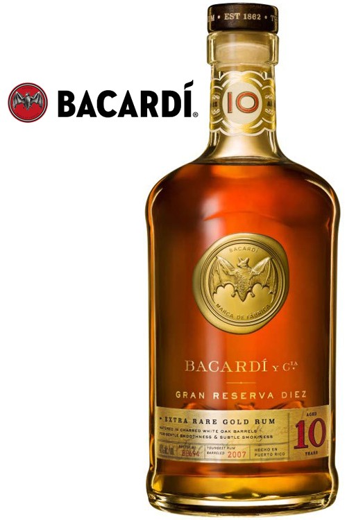 Bacardi Gran Reserva Diez 10 Jahre Rum 