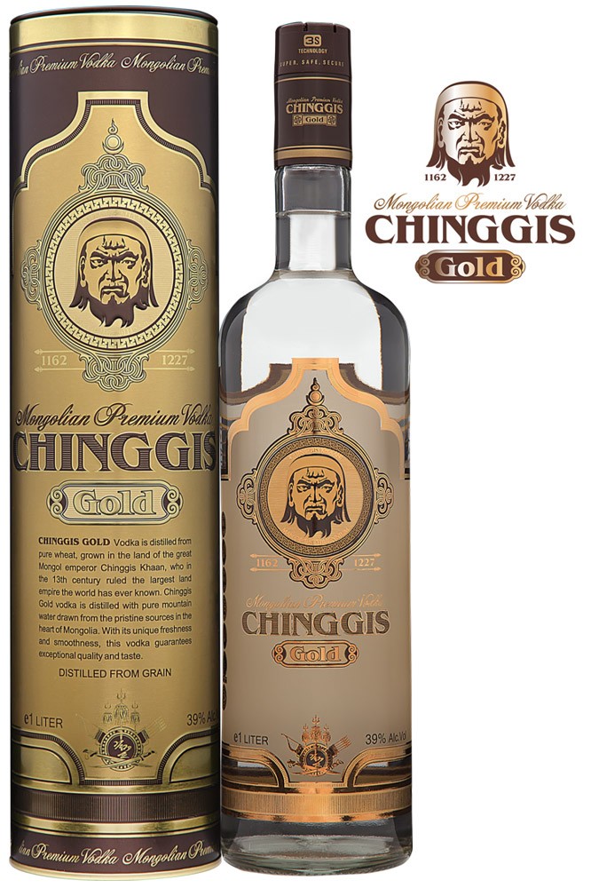 Chinggis Vodka Gold - Mongolei Vodka