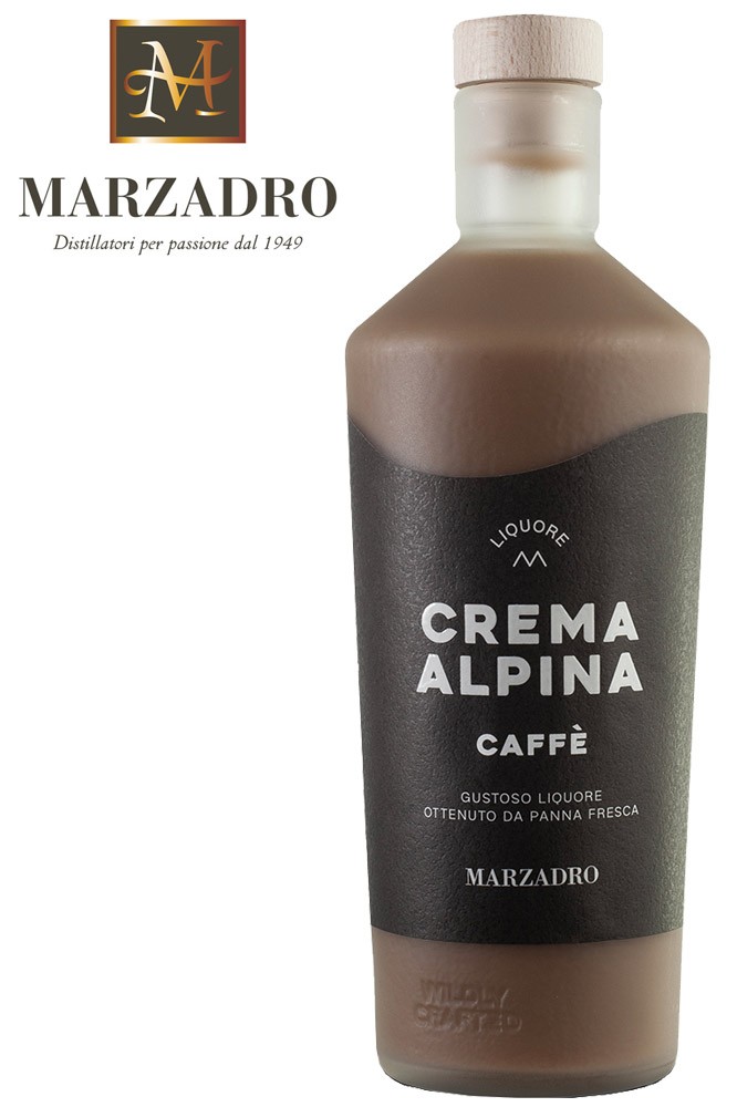 Marzadro Crema Alpina mit Kaffee