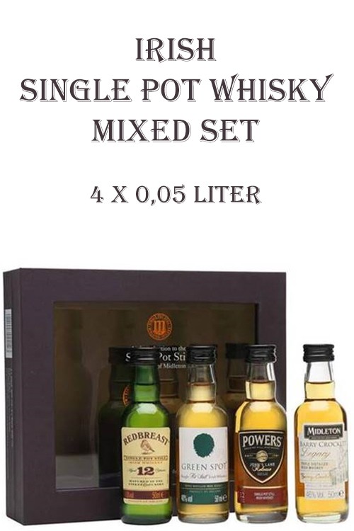 Irish Whiskey Single Pot Still Set - 4 x 50 ml