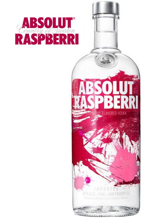 Absolut Raspberry Vodka - 1 Liter